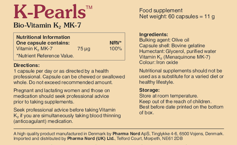 K Pearls - Bio-Vitamin K2 MK7