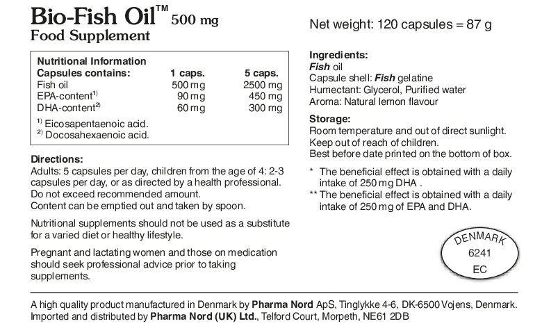 Bio-Fish Oil 500mg