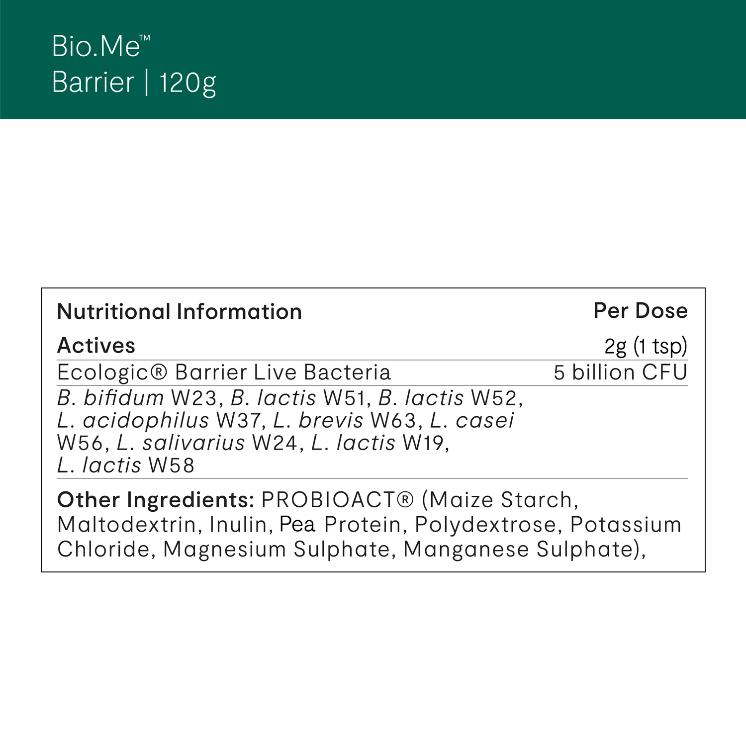 Bio.Me Barrier Powder