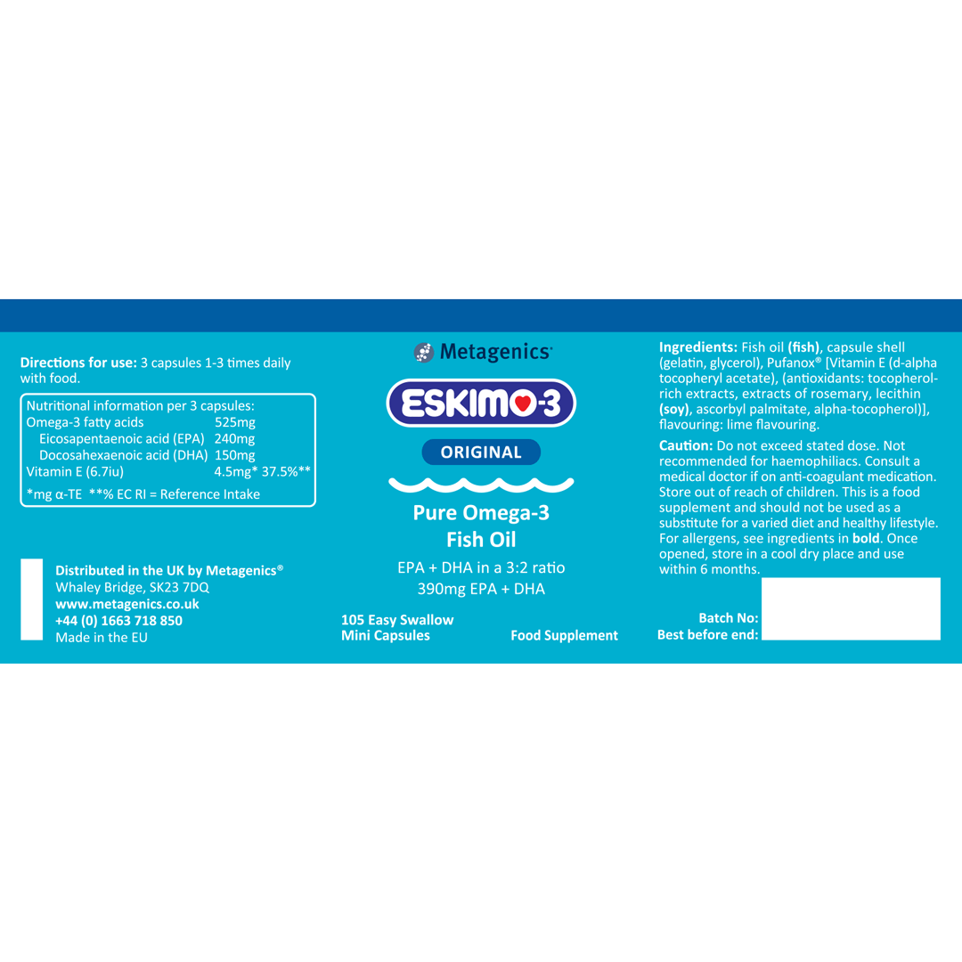 Eskimo-3 Fish Oil Capsules