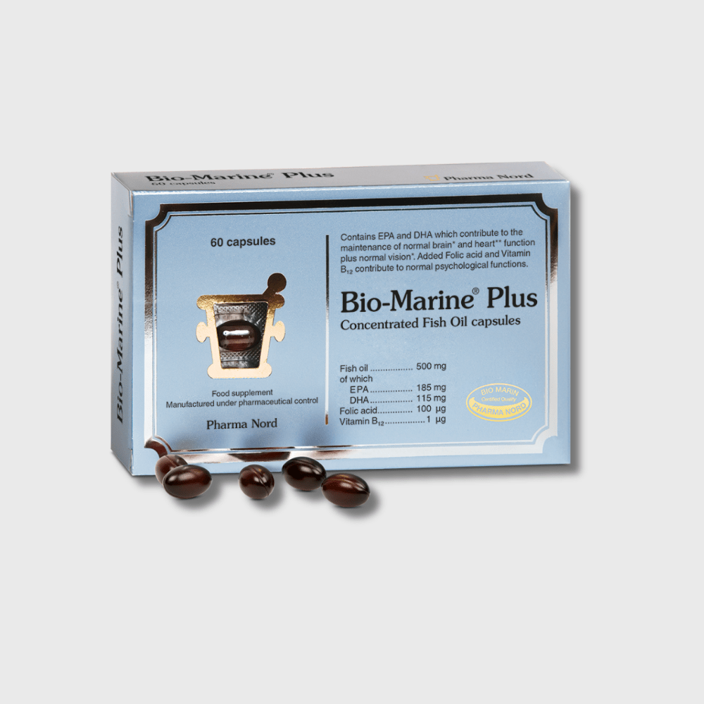 Bio-Marine Plus - 70% Omega-3, plus B12 & Folic Acid