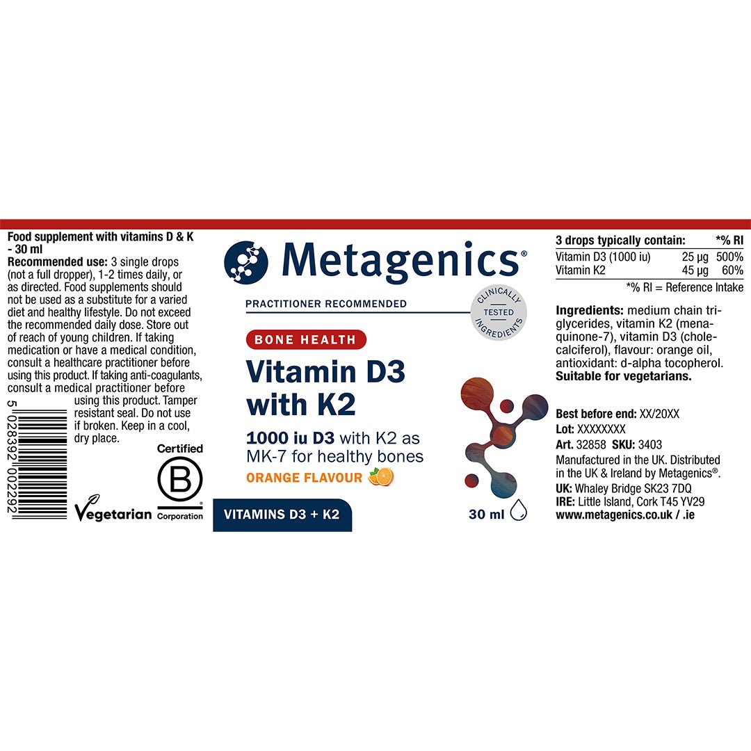 Vitamin D3 with K2