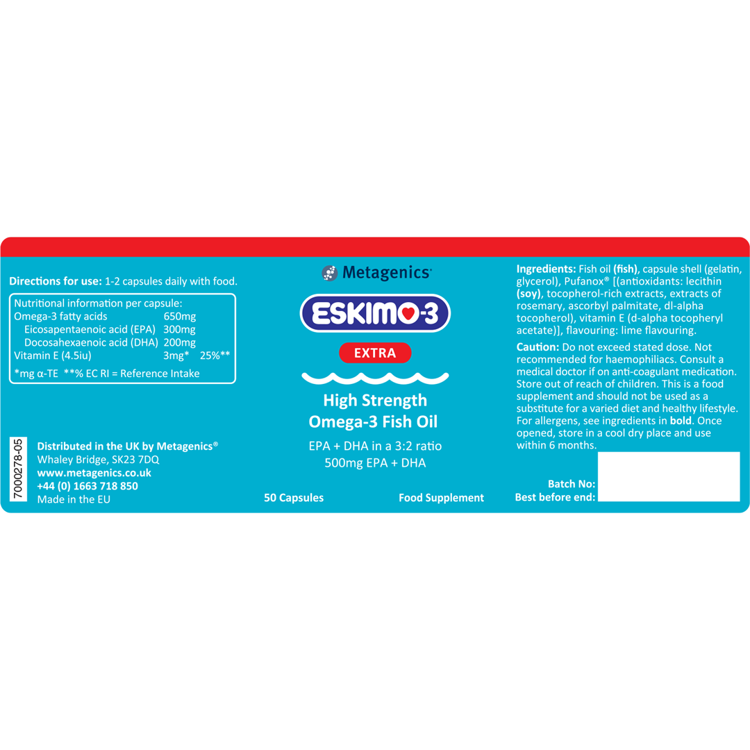 Eskimo-3 Extra - High Strength Fish Oil