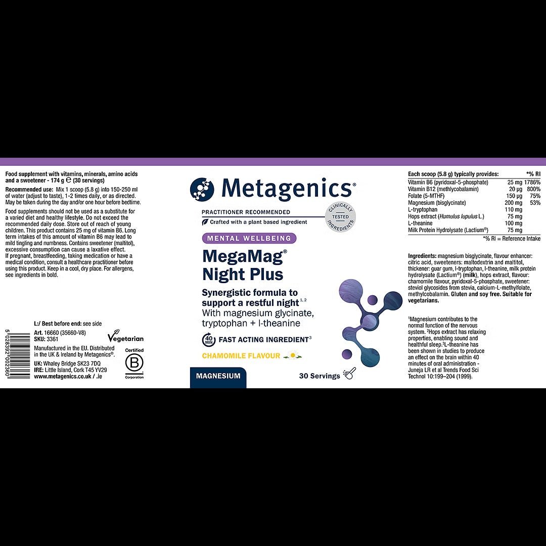 MegaMag® Night Plus Magnesium Powder