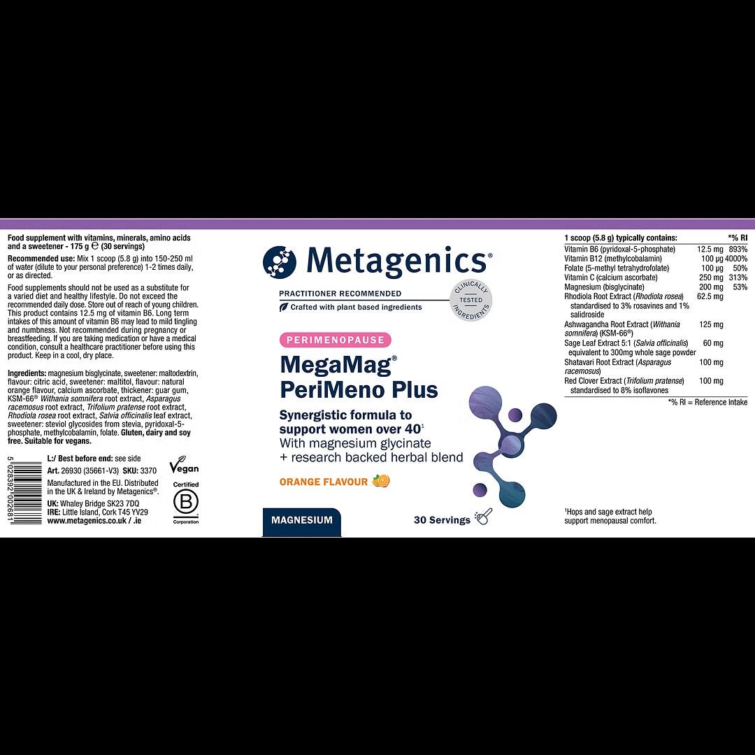 MegaMag® PeriMeno Plus Magnesium Powder